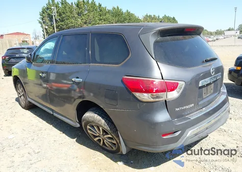 2014 Nissan Pathfinder S z USA, uszkodzony, nr VIN 5N1AR2MM0EC652850
